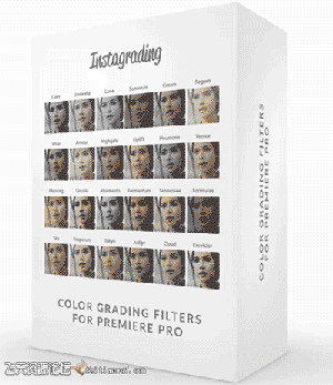 50个Instagram风格电影视频调色LUTs预设（FCPX/PR/PS/AE/达芬奇）