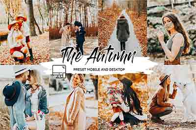 [免费]秋季人像Lightroom预设+手机APP免费预设 THE AUTUMN -Lightroom预设