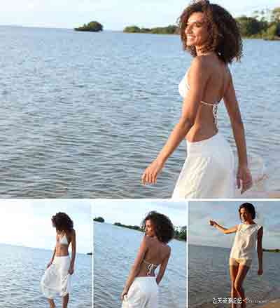 海边沙滩美女RAW格式原片72P-摄影RAW原片