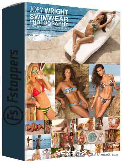 [私房]Fstoppers-摄影师Joey Wright泳装摄影摆姿引导布光后期修饰教程-中文字幕