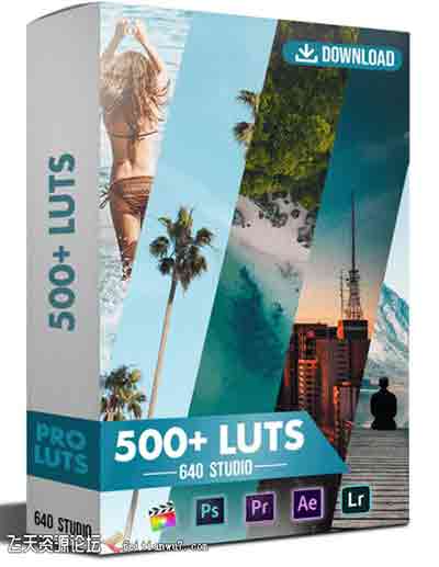 540组GoPro索尼视频最新电影级调色LUT预设支持AE/PR/PS/达芬奇