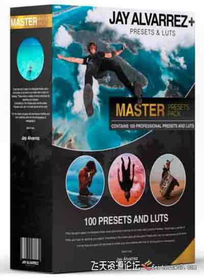 油管网红 Jay Alvarrez 100个创意视频电影色彩分级LUT预设+ACR预设