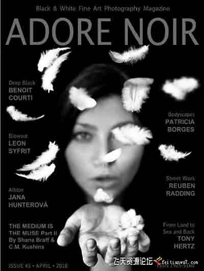 黑白摄影杂志Adore Noir，年4月刊