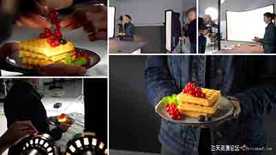 [美食]卡尔泰勒Karl Taylor华夫饼干食物美食布光摄影教-中文字幕