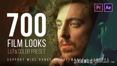 700个高端视频剪辑电影大片色调LUT预设支持PSAE/PR/FCPX/达芬奇