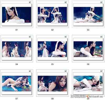 [写真]盘子写真古装PSD模板-画皮