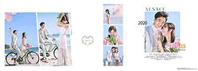 [婚纱]影楼婚纱PSD排版模版