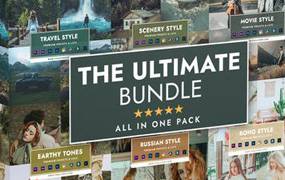 终极调色套装 PS/LR/手机LR/LUTS预设 摄影照片多风格调色预设469款TheLutbay