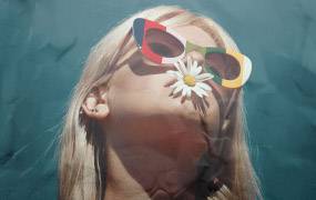 皱纹纸照片效果智能对象PSD模板