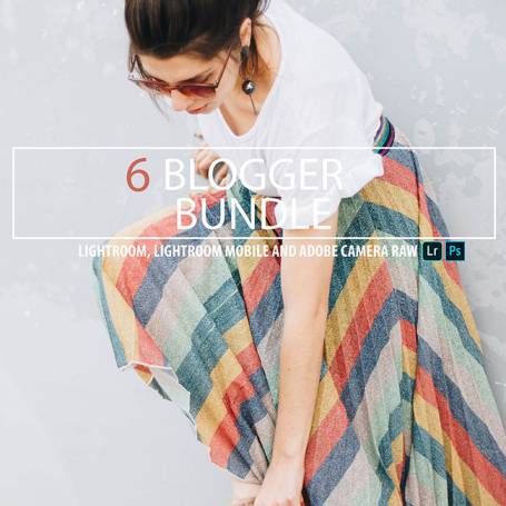 INS人像摄影网红6款最流行的色调Lightroom预设 UnlimitedPresets Blogger Bundle Lightroom Presets