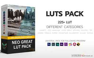 225组婚礼电影明亮冷暖色调INS恐怖LUTS视频调色预设(AE/Pr/FCPX