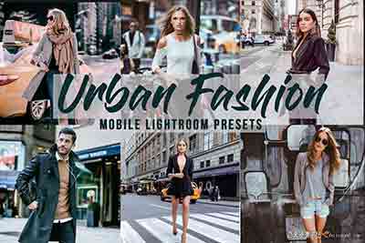 [人像]城市街头时尚风人像/手机APP预设 Urban Fashion-Mobile -Lightroom预设