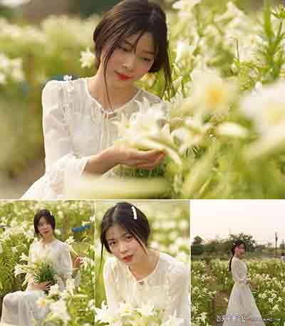 花间美女百合美女阿姨后期RAW原片17P-摄影RAW原片