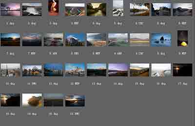 31张风光大片RAW练习素材
