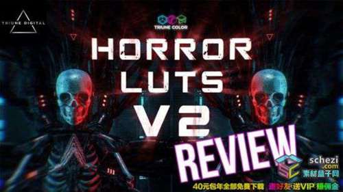 31个恐怖电影风格视频调色LUT预设下载 HORROR LUTS V2