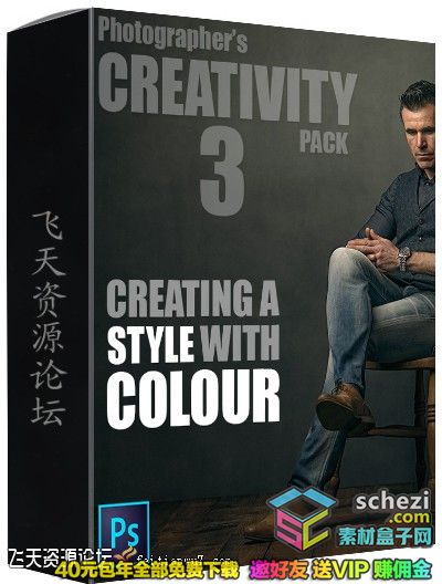 摄影师高端电影LUTs调色预设Photographers Creativity Pack 3