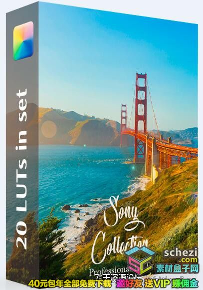 索尼(Sony)视频调色LUT预设 Sony LUTs