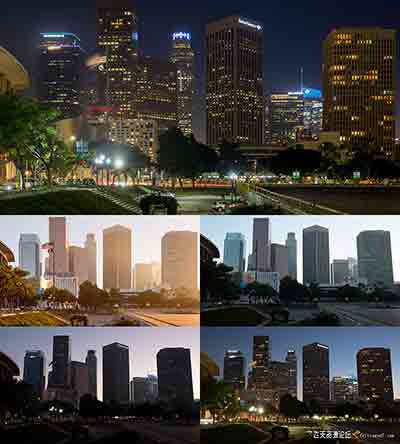 670张极致白转夜城市风光延时摄影RAW原片-风光延时摄影RAW素材-摄影RAW原片