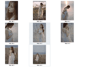 8张逆光超唯美人像写真RAW原片