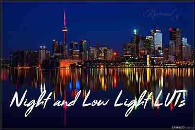 城市景观夜景弱光摄影3D LUTs预设-支持AE/PR/PS/达芬奇/FCPX