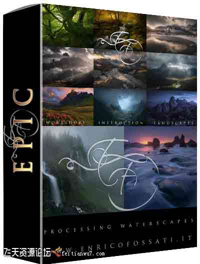 [风光]意大利摄影师Enrico Fossati黑暗情绪风景摄影后期教程三套合集-中文字幕