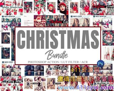 [合集]温馨圣诞节系列合集Christmas -Lightroom预设