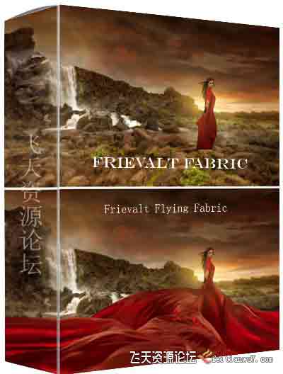 375款国外婚纱大片裙摆拖尾丝绸飘纱合成PSD素材(附全套教程)