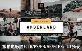 旅拍大气时尚电影胶片LR预设/手机APP预设/PR/PS/AE/FCPX/LUT预设