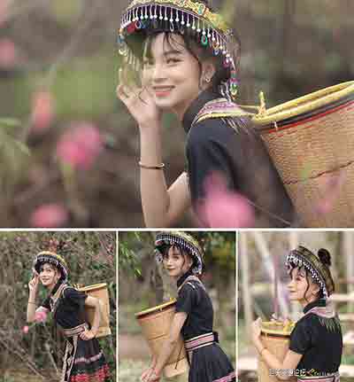 室外少数民族少女摄影RAW原片10张-摄影RAW原片