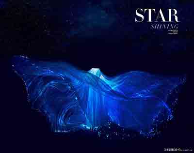 [婚纱]超流行超漂亮夜光婚纱拖尾飘纱裙摆全新第八季