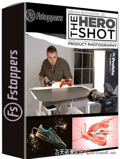 [产品静物]Fstoppers-摄影师Brian Rodgers Jr标杆镜头产品摄影布光及后期教程-中文字幕
