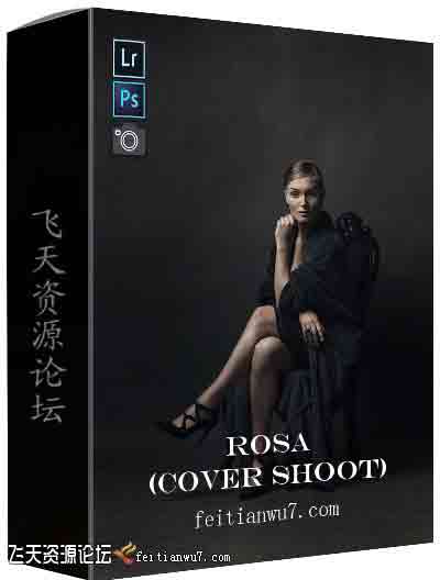[人像]Glyn Dewis-封面人像摄影和修饰完整流程附素材ROSA (Cover Shoot)-中文字幕