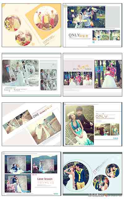 完美幸福 很漂亮的婚纱PSD分层模版