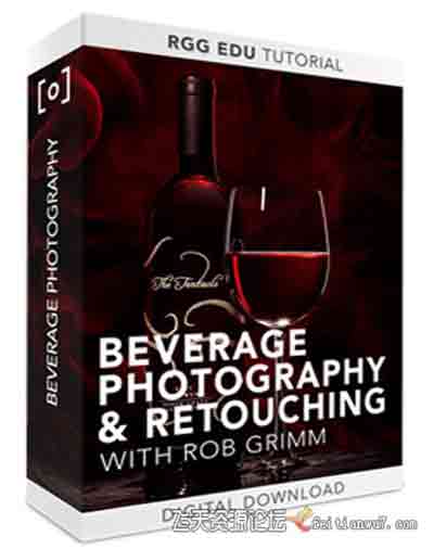 [美食]RGGEDU-Rob Grimm 商业静物产品啤酒饮料布光摄影及精修教程-中文字幕