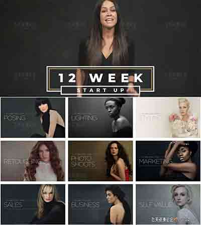 [人像]苏布莱斯(Sue Bryce)12周计划人像摄影布光教程-中文字幕