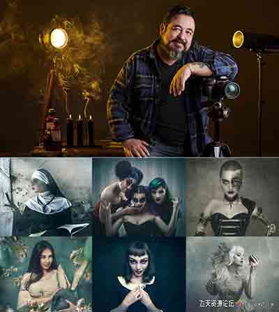 [人像]摄影师Alter Imago神秘黑暗主题概念艺术人像创作教程-中文字幕