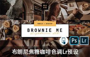 lr预设布朗尼焦糖咖啡色调Lightroom预设 BukeShop Brownie Me Lightroom Preset