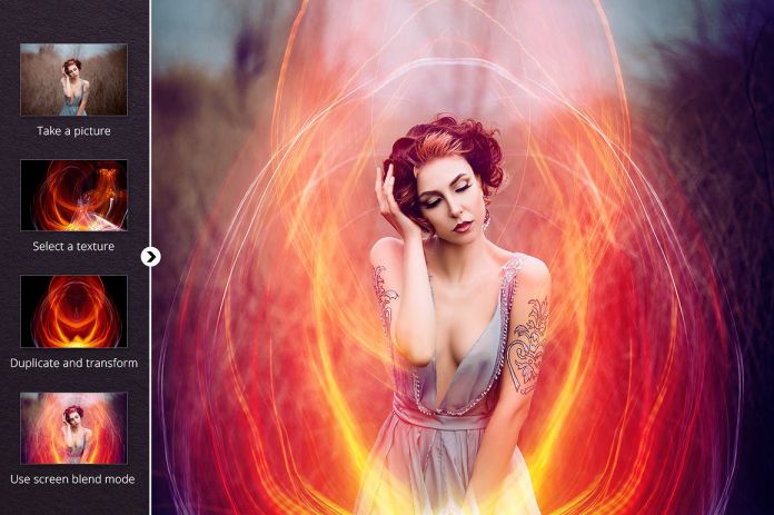 极品PS扩展面板－炫光混合中文版：Enigmatic Light - 150 Photo Overlays