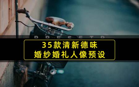 lr预设文艺色调清新德味婚纱婚礼人像lightroom预设