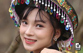 摄影RAW原图下载-漂亮的少数民族少女RAW10P 修图调色练习-RAW原片
