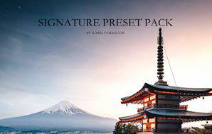 lr预设日本摄影师山口幸树KOHKI YAMAGUCHI签名预设包