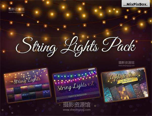 高清梦幻虚化散景光斑灯光包叠加合成前景素材大合集