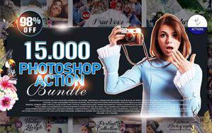 15000+高质量的Photoshop一键调色动作