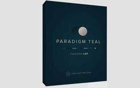 蓝绿色电影LUTS预设Lens Distortions PARADIGM TEAL Cinematic LUTs