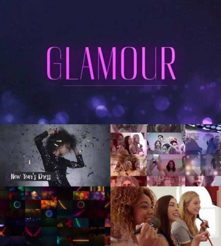 120组时尚奢华粒子背景包装4K高清视频素材