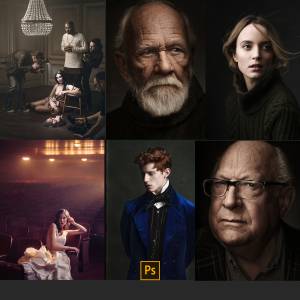 摄影师Chris Knight-掌握伦勃朗照明艺术及如何拍摄和编辑教程含预设Finding rembrandt chris knight