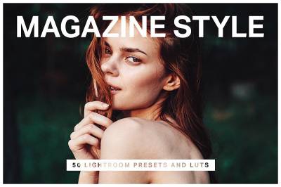 时尚杂志级人像LR预设+LUT预设sparklestock 50 Magazine Lightroom Presets and LUTs