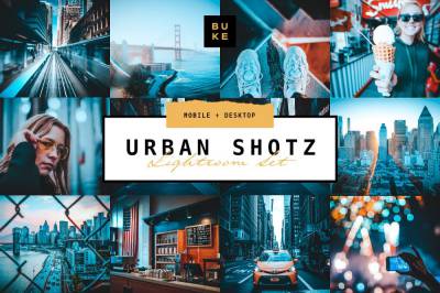 lr预设Urban Shotz魅力蓝城市旅拍预设Urban Shotz – Pro Lightroom