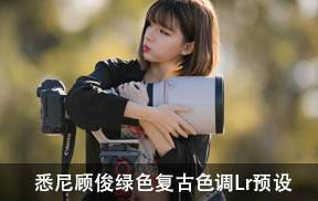 lr预设悉尼顾俊P8预设绿色复古色调Lightroom预设Loke Roos Presets