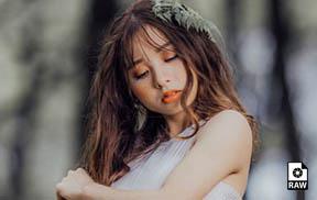 摄影RAW原图下载-森系鸟笼美女8P-RAW原片